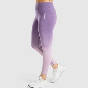 Gymshark Adapt Ombre Seamless Leggings Light Purple Marl/ Purple Size Medium 💜